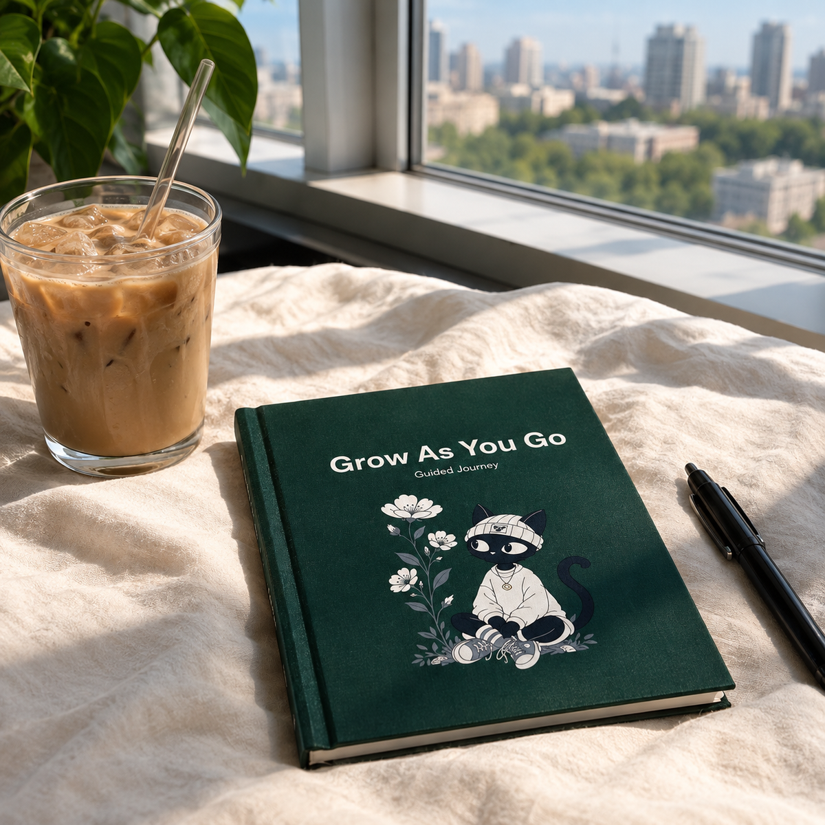 Grow as You Go: 90-Day Guided Personal Growth Journal
